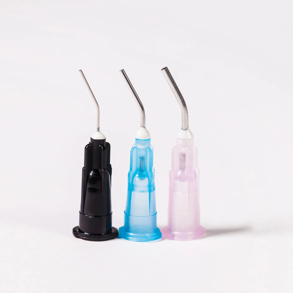 Dental Flow Tips / Disposable Ethcing Tips / Dental Pre-Bented Needle Tip