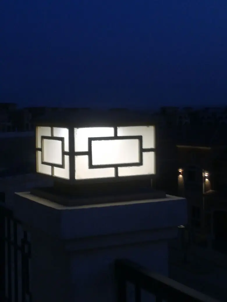 Настил освещения CE Солнечный столб освещение для улицы