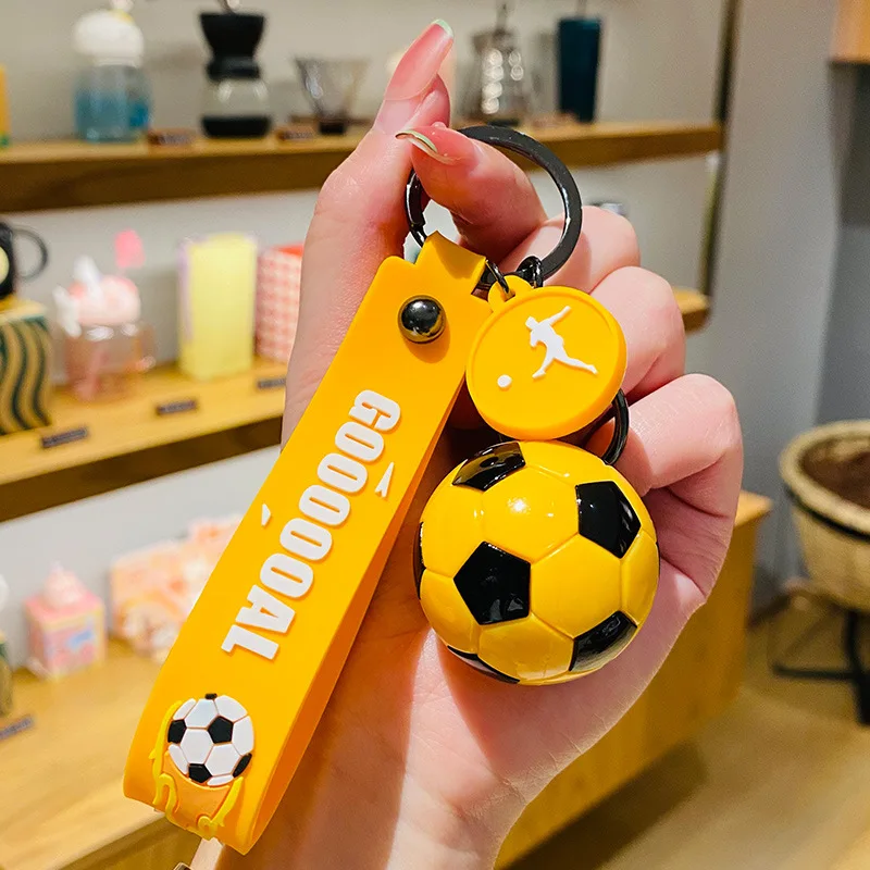 Popular New Arrival Acrylic Silicone Rubber Schoolbag Bracelet Keyring Novelty Football Shirt Bag Car Keychain