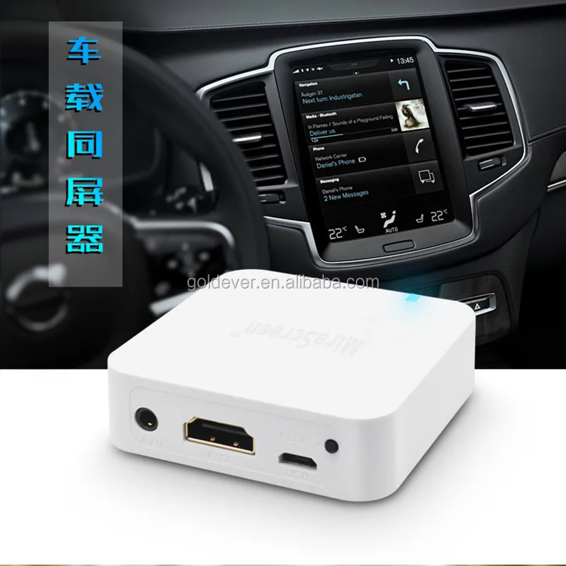 X7 mirascreen 2.4g wifi miracast Car wireless display dongle