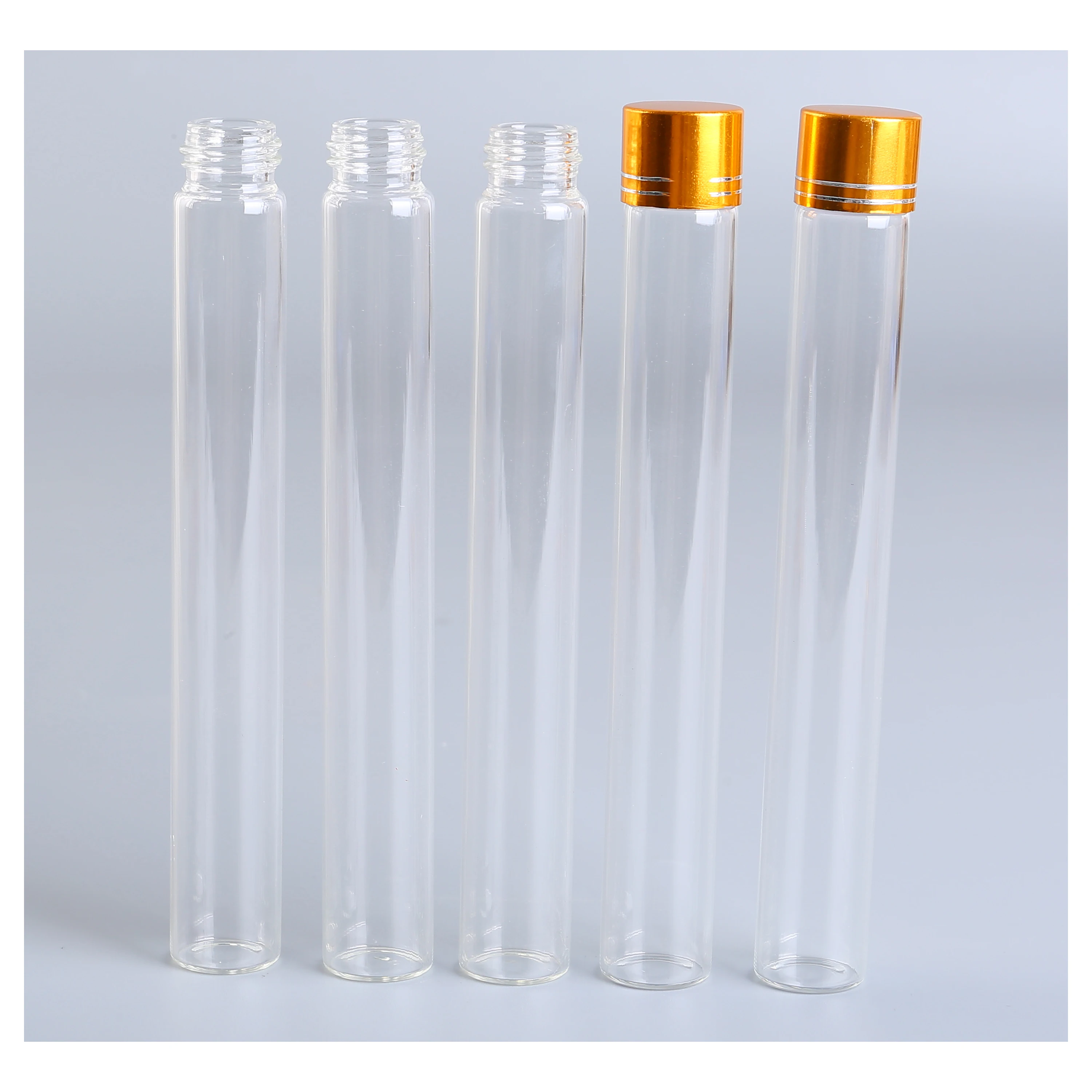 15*100mm  test 116mm screw top glass  tube for packing with cork stopper