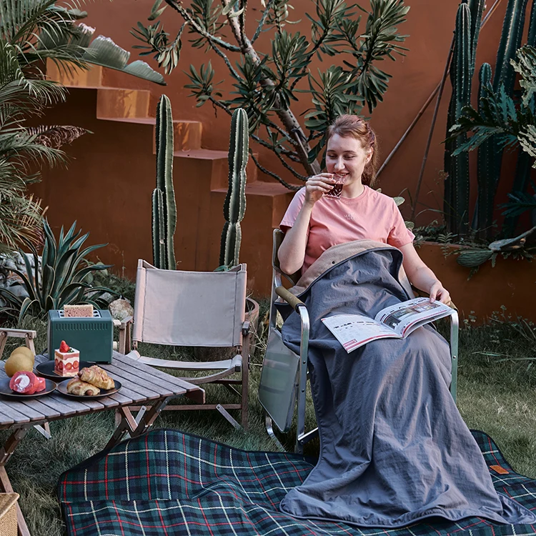 12v waterproof wearable travel sports electric heated blanket regular