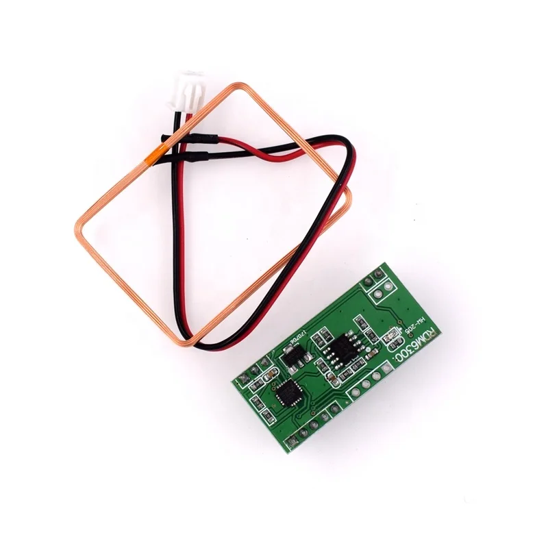 #205 125KHz ID card reader module rdm630 pcba RF rfid reader uart serial output module SCM RDM6300 rfid reader