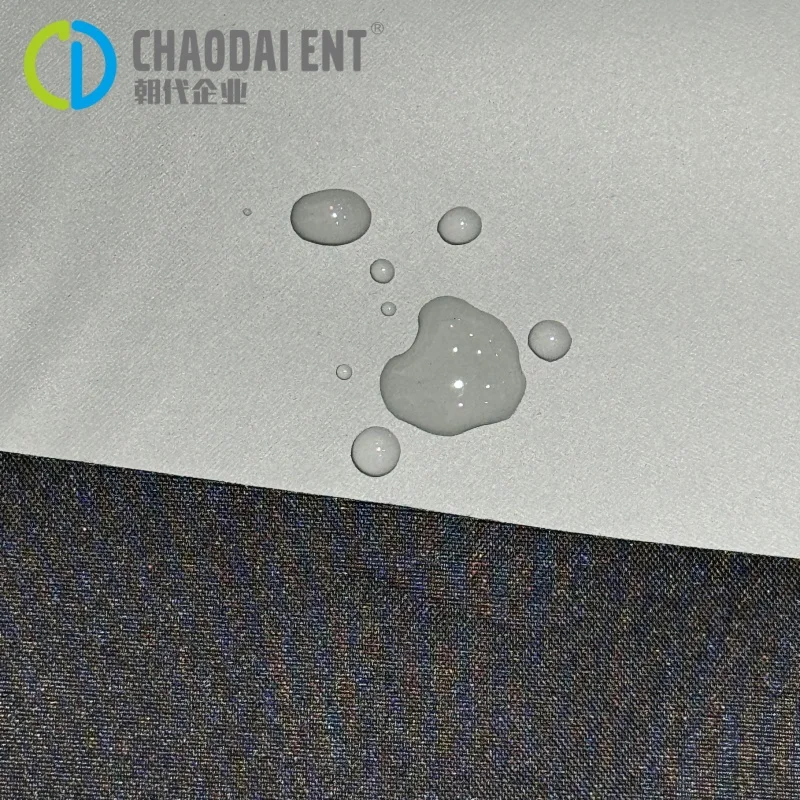 Woven waterproof 190T textile oekotex certified 100%RPET recycled polyester pongee fabric for umbrella tent