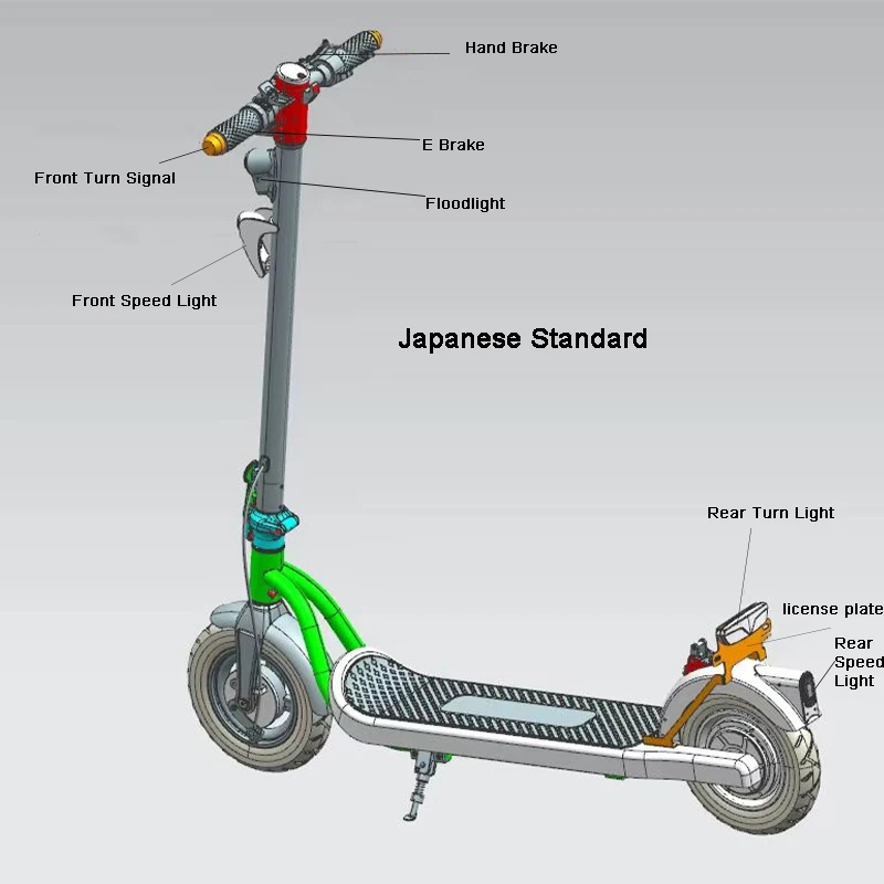 New Arrivals Buy Electric Scooters 350 W 10inch Air Wheel High Performance Adult Electrical Scooters for Japan