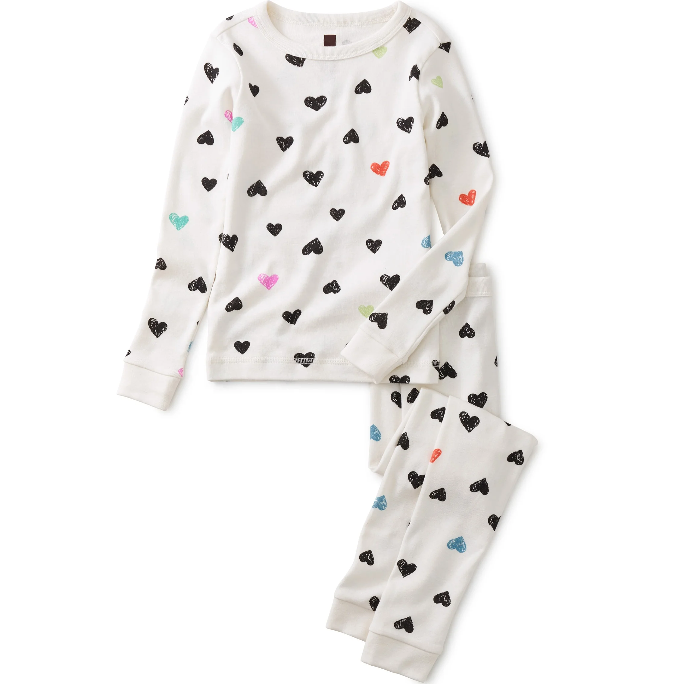 Kids apparel crew neckline long sleeve animal printed cuff rib cute cartoon animals night pajamas kids