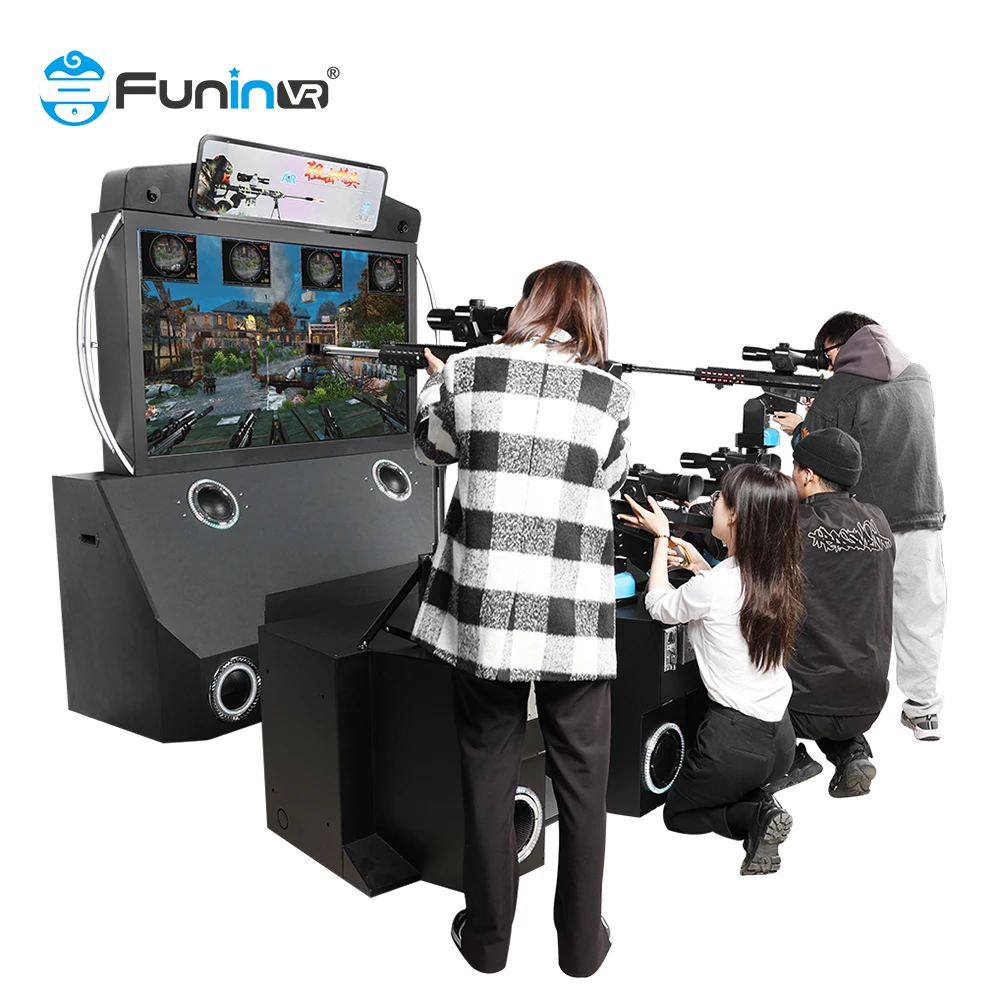 5D 7D 9D Shooting Kids Arcade  coin operated Game Machines 4 Players Ar Sniper Shooting Vr Hunt Game