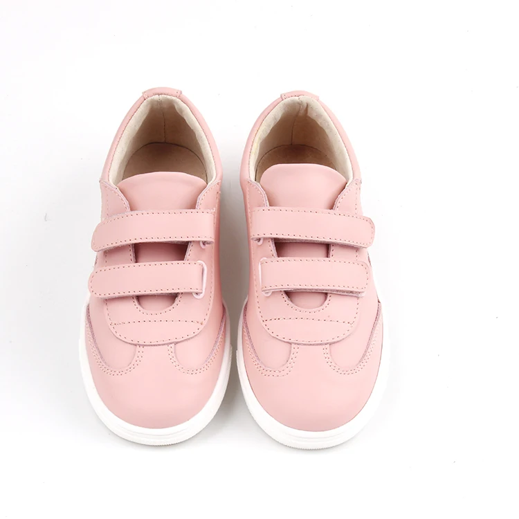 Fast Delivery Leather Shoes Kids Factory Wholesale Genuine Leather Girls Sneaker Shoes