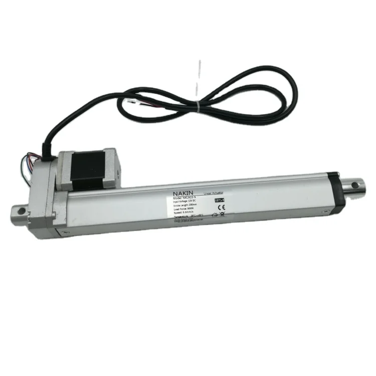Электрический линейный привод с шаговым двигателем 12 В