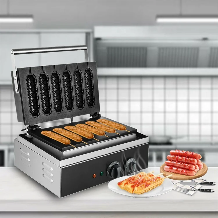 Вафельница Lolly, машина для закусок, машина для хрустящих вафель hotdog, машина для коммерческого и домашнего использования