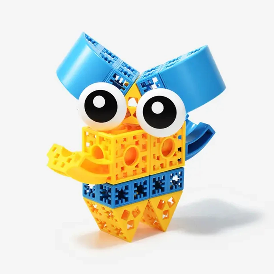 Educational ABS Plastic DIY Assembly Block Set Kids Building Blocks Model Toys for Children Play Gift Set