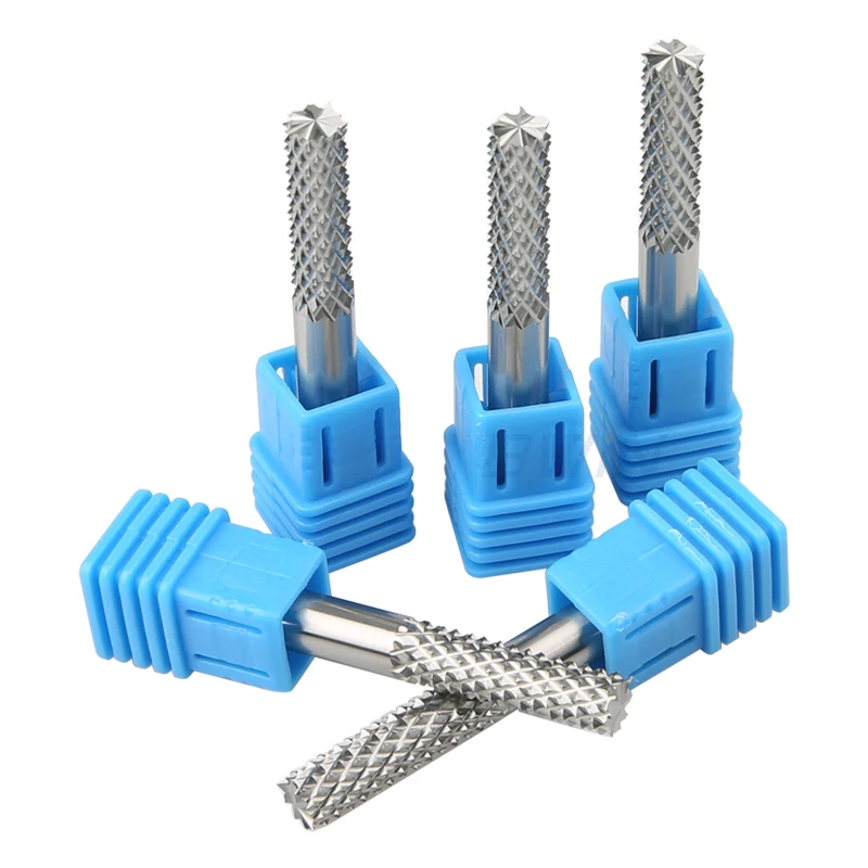 Turngsten Solid Carbide Alloy Teeth End Mill PCB Drill Bit 1.5 Endmill Corn Milling Cutter