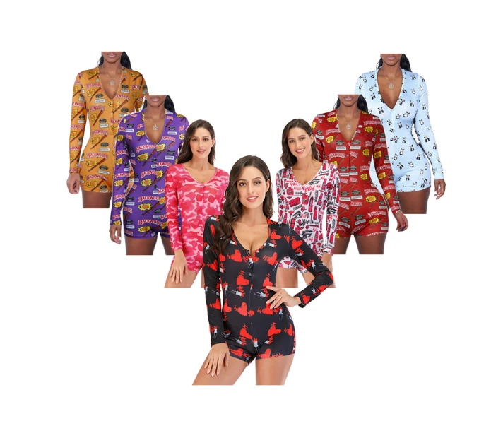 Wholesale  women sleepwear onesie wholesale pajamas slim fit Made In China Low Price