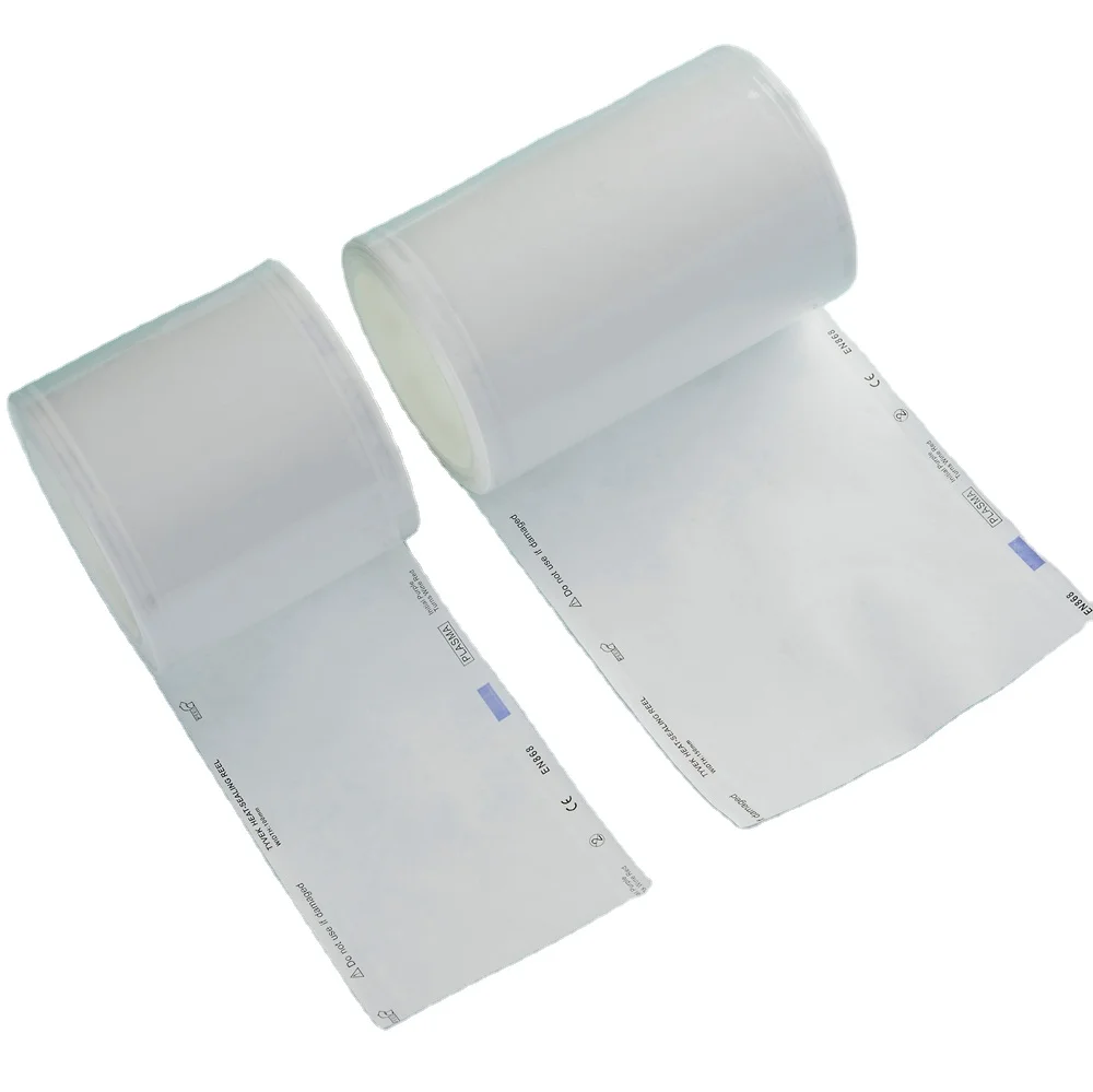 Tyvek paper reel bag by medical grade