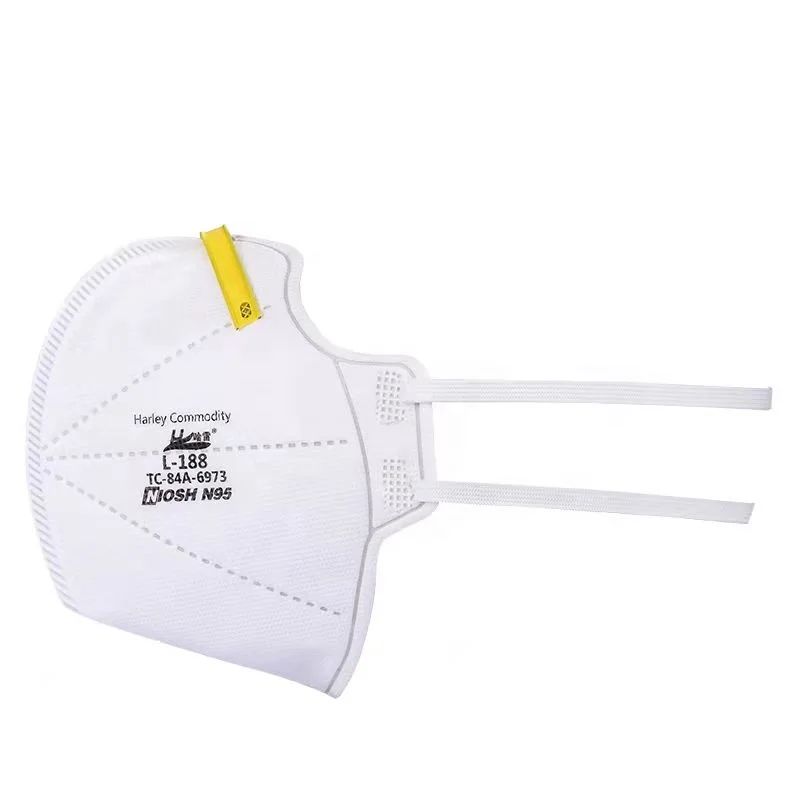 Harley NIOSH N95 Disposable Particulate Respirator Filter Face Mask  Dust Mask  Facial Mask L-188