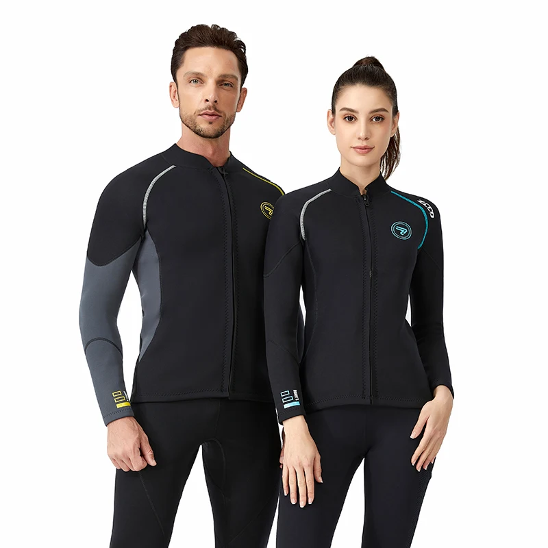 Wet Suit Wetsuit Shirt Wetsuite Tops Surfing Men Neoprene Sports Streamer Top Wetsuit Top Surf Dive Neoprene Jackets Men Women