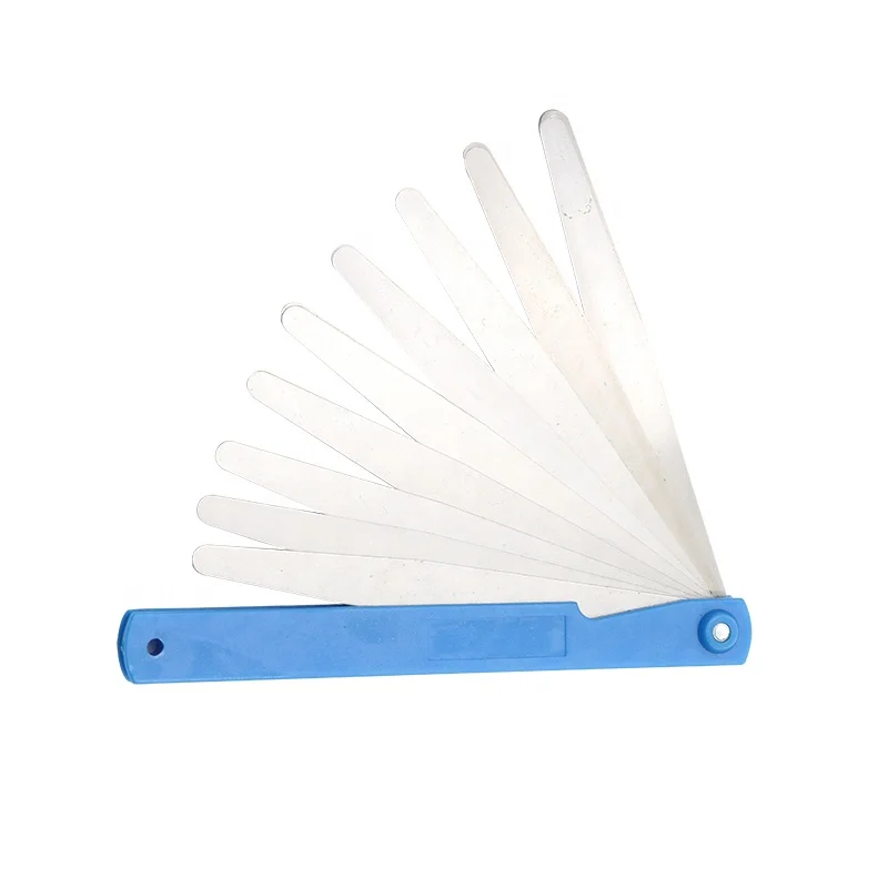 SHAHE Portable 17 Blades Feeler Gauge 100 mm length Metric Feeler Gauge 0.02-1.00 mm Gap ruler