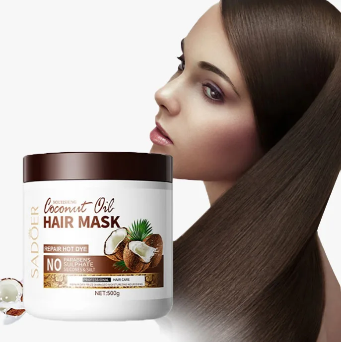Coconut Moisturizing Hair Mask Improves Wrath, Softness, and Smooth Hair, Moisturizing and Repairing Hair Mask Wholesale