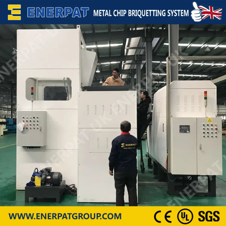 Recycling Hydraulic Metal Chip Briquette Machine / Automatic Aluminium Briquetting Machine with High Quality