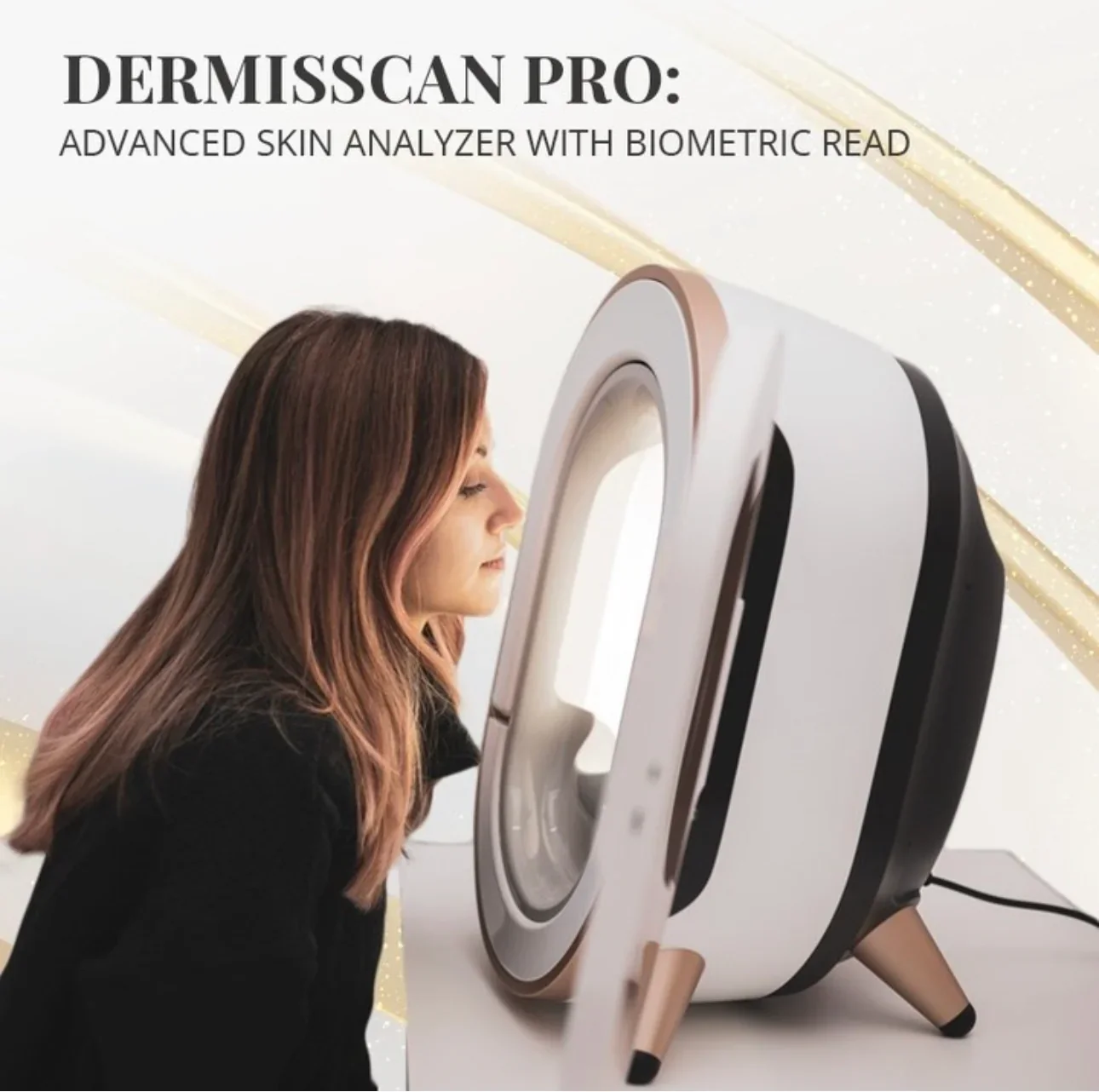 High definition skin scanner analysis ce approved face testing UV skin diagnose facial scanner skin analyzer