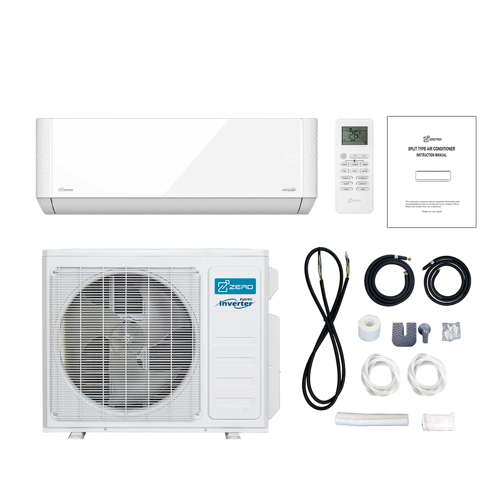 R454b/R32/R410a 9000/12000/18000 24000btu SEER2 24 инвертора настенный мини-насос кондиционера 1/2ton
