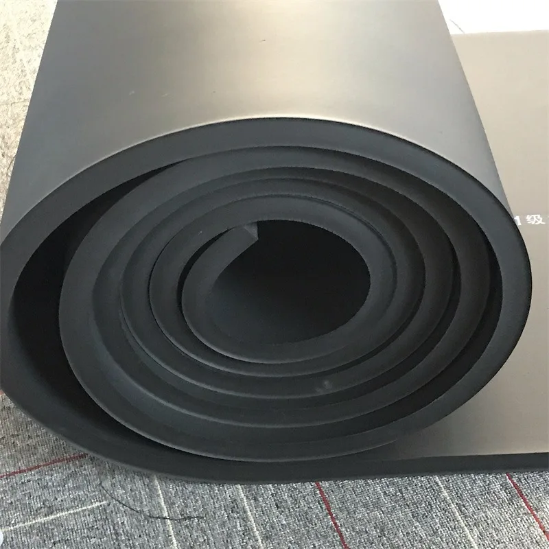 Flame Retardant Rubber Plastic Sheet Insulation Wall Panel Rubber Plastic Sponge Rubber Sheet