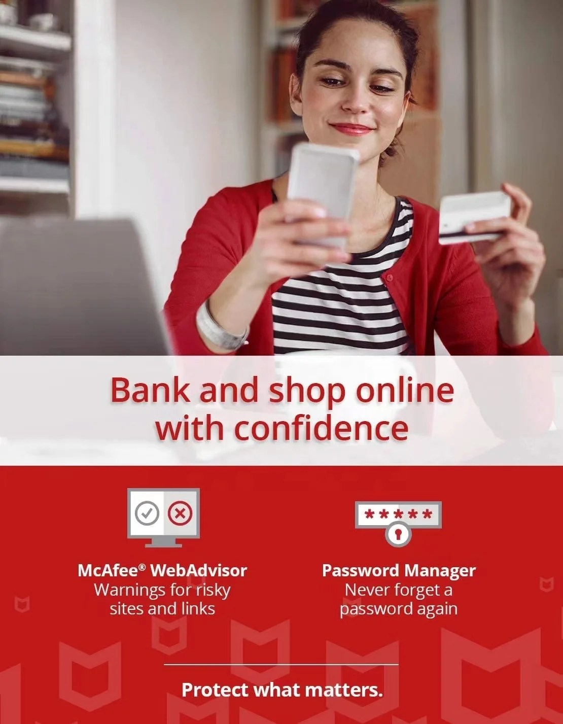 24/7 г. онлайн-доставка в наличии устройство McAfee LiveSafe 2022 1 год подписки