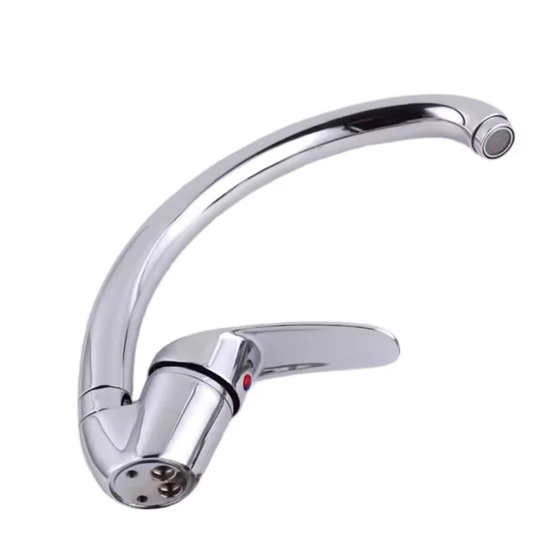 Minwei Wall Mounted Kitchen Taps Single Handle Decorative Handy Water Mixer Cold Faucet