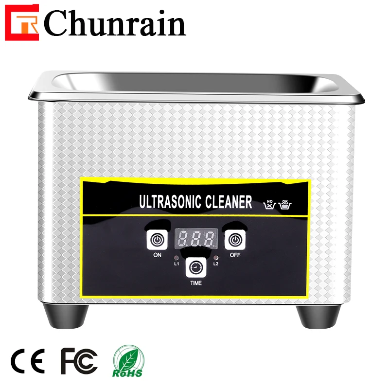 Digital Ultrasonic cleaner For Jewelry Watches Rings Eyeglass Frames CR-008 0.8L 35W 42KHZ