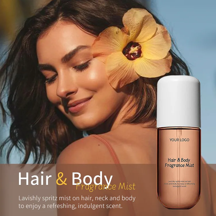Parfum Personnalisé OEM Pour Femmes Vaporisateur De Haute Qualite 50ml Le Corps Brume Cheveux Dames
