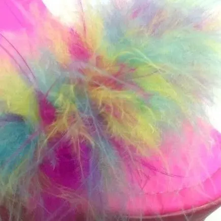 New Arrival Fur Heels Satin Peep-toe Bootee Ladys Fur High Heels Shoes Heels For Women