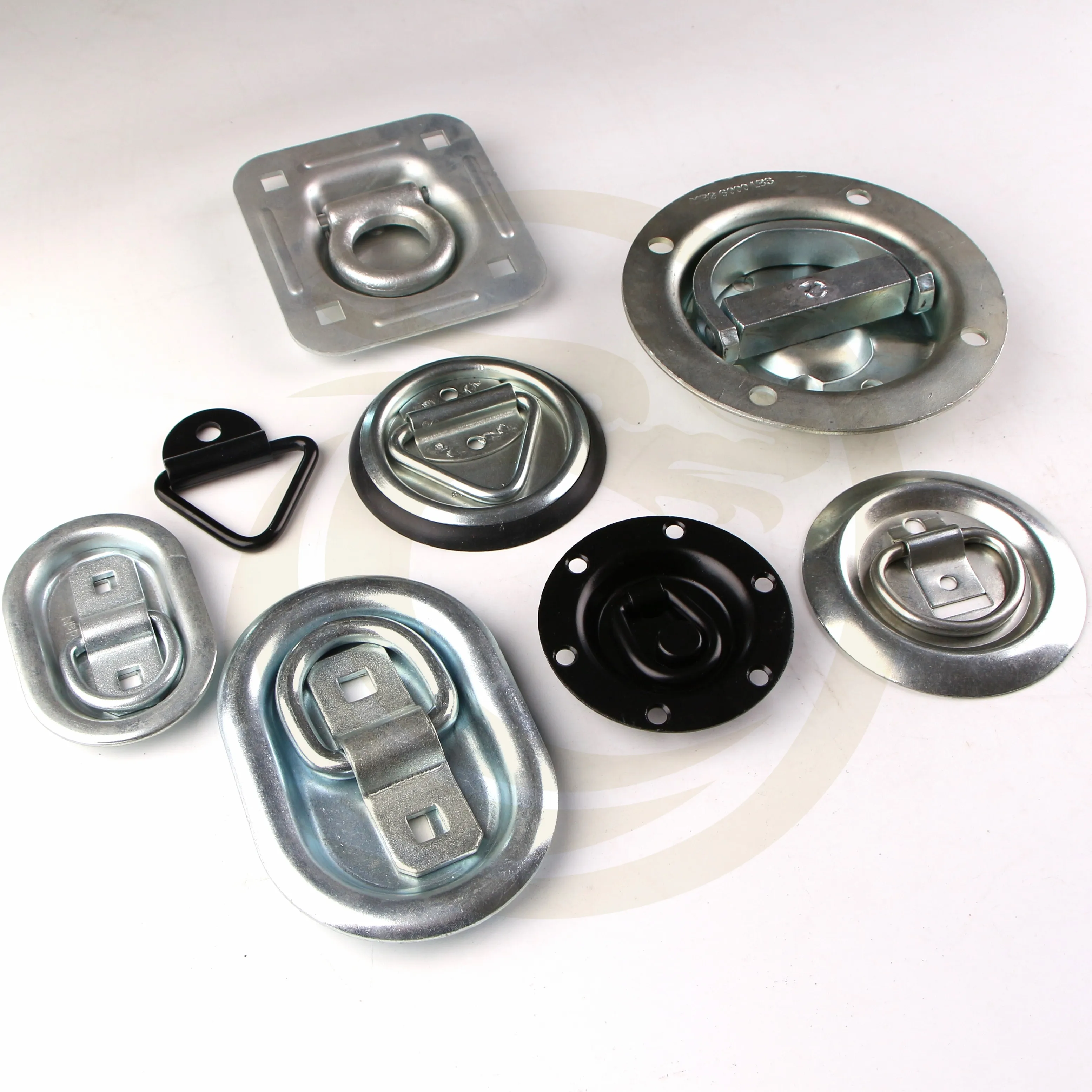 EBHW245 3000LBS  Zinc Plated Surface Mount Rope Bolt On Lashing Ring