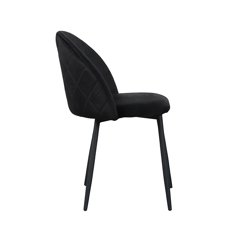 Manufacturer Customized High Quality Cheap Price Home Kitchen Leisure Chair Fabric Velvet Cushion Seat Dining Room Chair