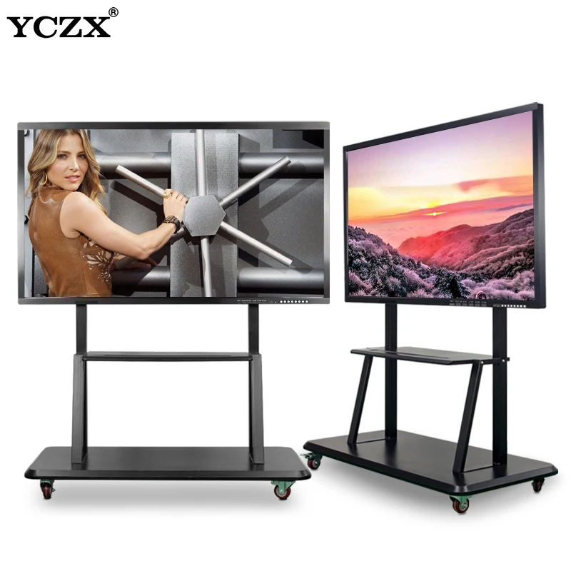 Hot Sale Black Wireless Projection System Optional Interact Touch Smart Board Interactive Panel For Teaching