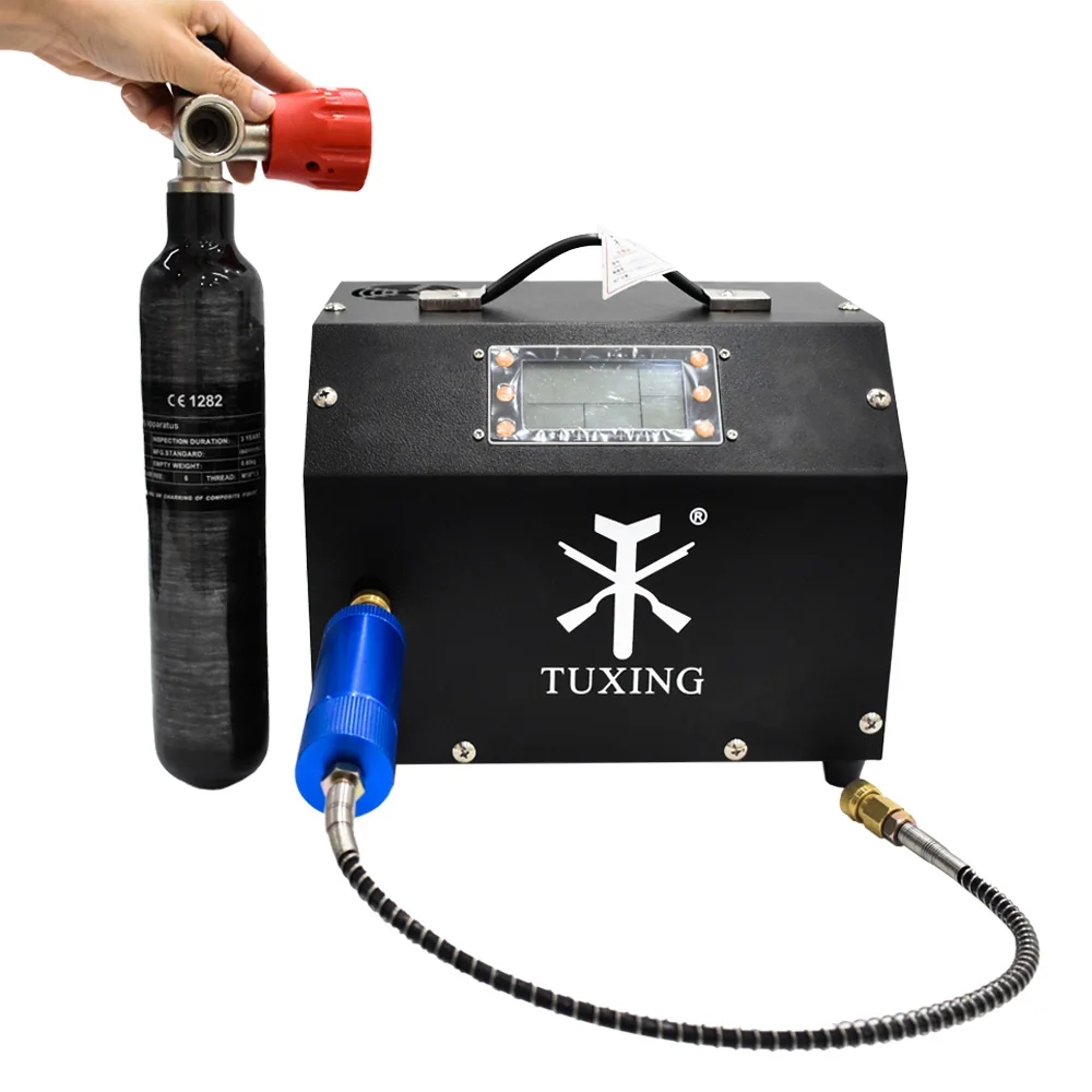 TUXING 12v dc 4500 psi Электрический воздушный компрессор высокого давления для пейнтбола