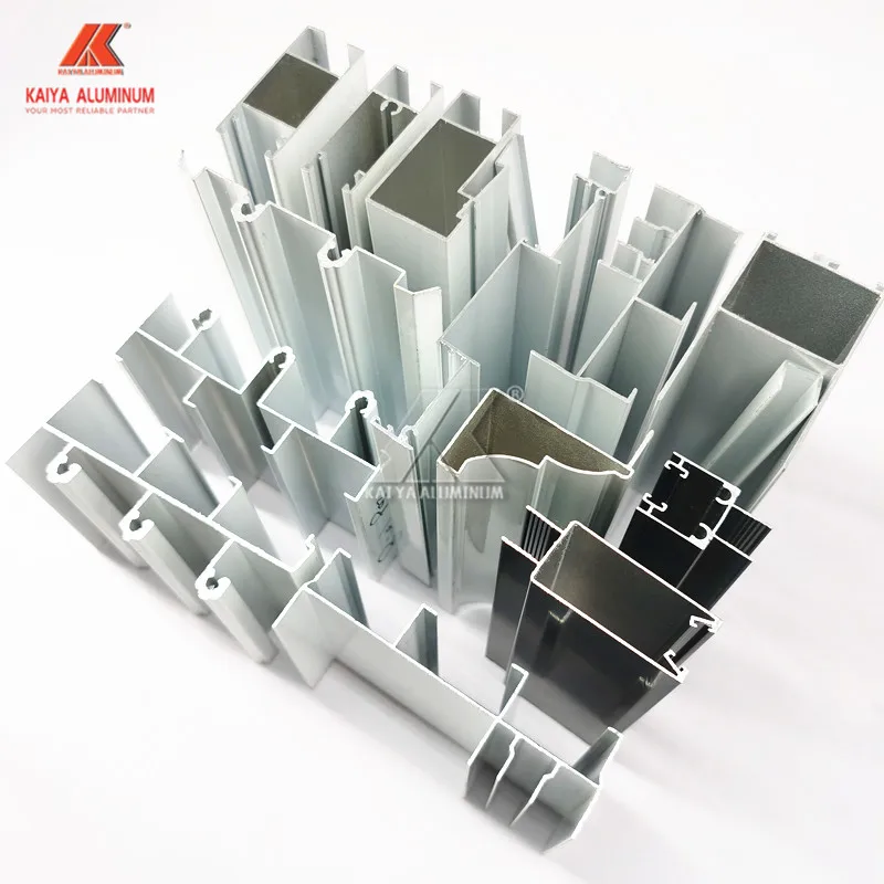 Aluminum extrusion profile models powder coating sliding doors window aluminum for frames