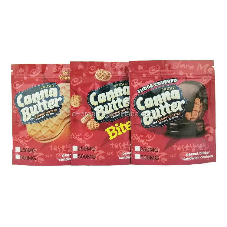 Шоколадная съедобная упаковка для поездок ahoy Canna butter gummy bear упаковочные пакеты