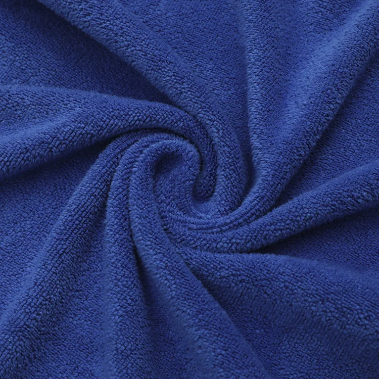Wholesale Polyester Brocade Weft Knitting Microfiber Terry Cloth Fabric For Home Hotel