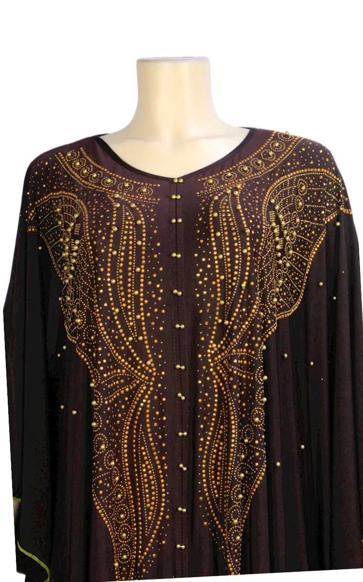 Турецкие мусульманские вязаные платья Abaya из ледяного шелка кафтан