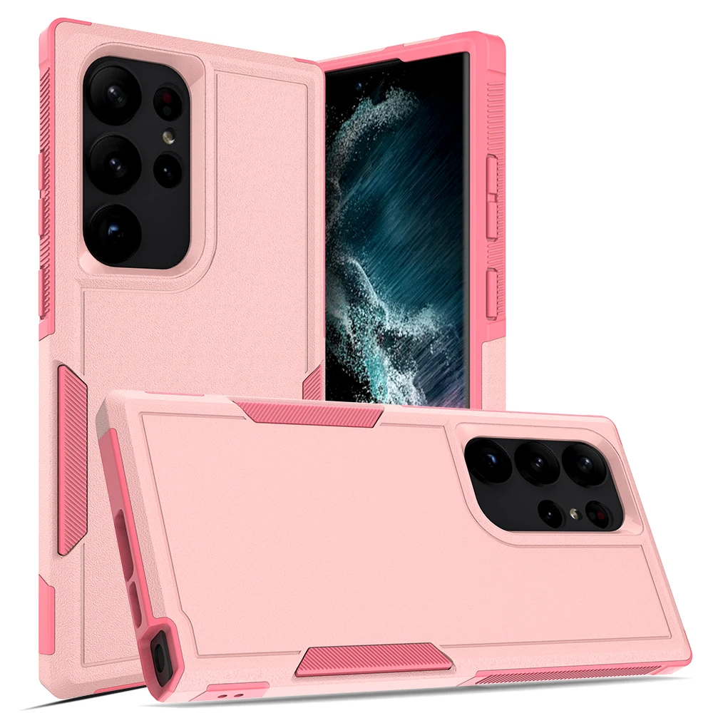 For Samsung Galaxy S23 Ultra Armor Case 2 inch 1 Hard Design Shockproof  Case TPU Cover Back Case For Samsung S23 Ultra