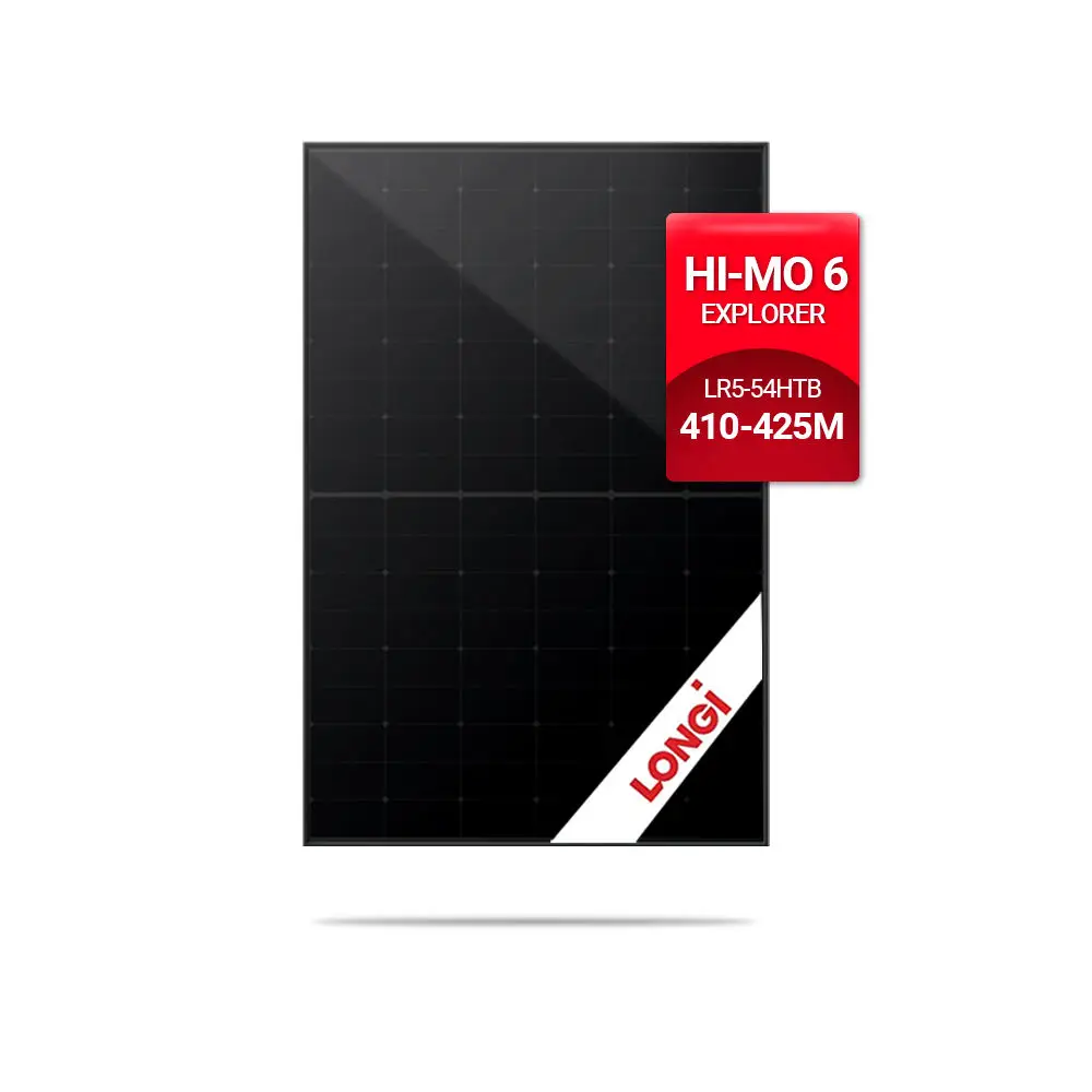 Солнечные панели longi solar full black Explorer Hi-MO 6 LR5-54HTB 410-425M все черные солнечные 410W 415W 420W
