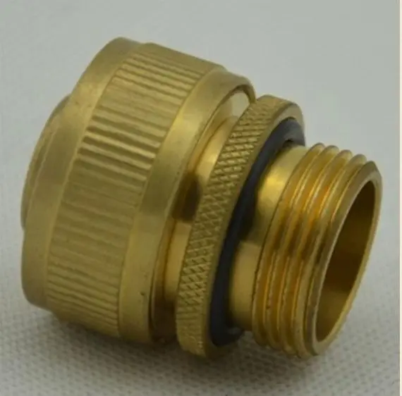 Custom made precision machining copper garden fitting coper male fitting