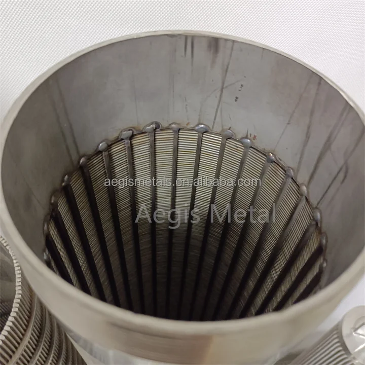 Seam screen for mining does not deform for a long time Wedge mesh filter cartridge Johnson filter tube