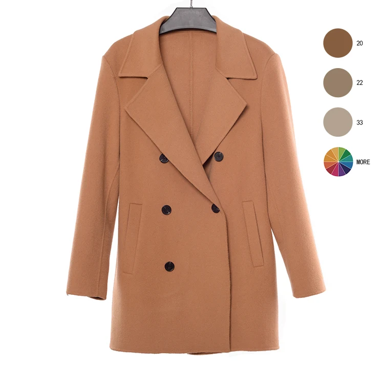 Новинка, модный желтый шерстяной Тренч JTF, зимние куртки, куртка для женщин, шерстяной женский короткий шерстяной Тренч, пальто, куртка