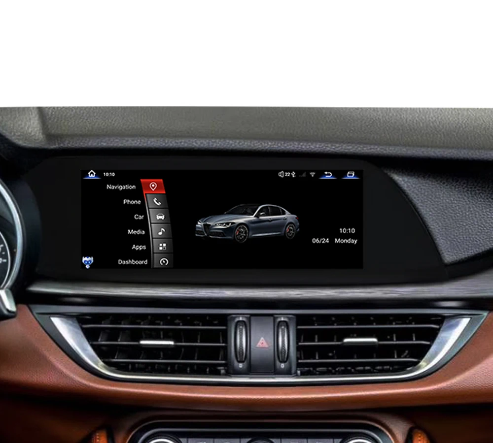 Krando 10.25 Inch Car Multimedia for Alfa Romeo Stelvio 2016-2024 Car DVD Player Support WIFI Car Stereo GPS