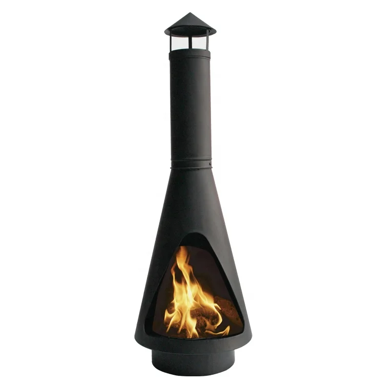 Wood Modern Outdoor And Bbq Freestanding Fireplace