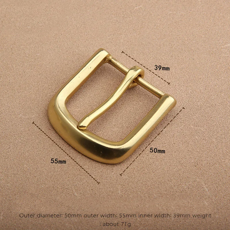 Wholesale solid brass  belt accessories metal belt pin buckle