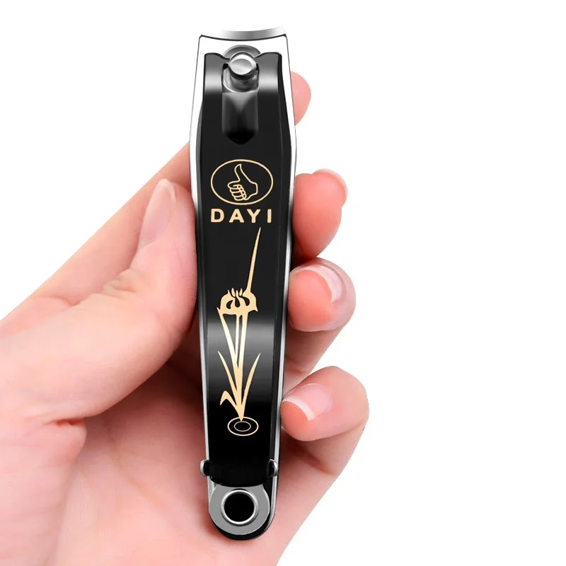 Durable Custom logo cutter trimmer black toe professional nail clippers for family