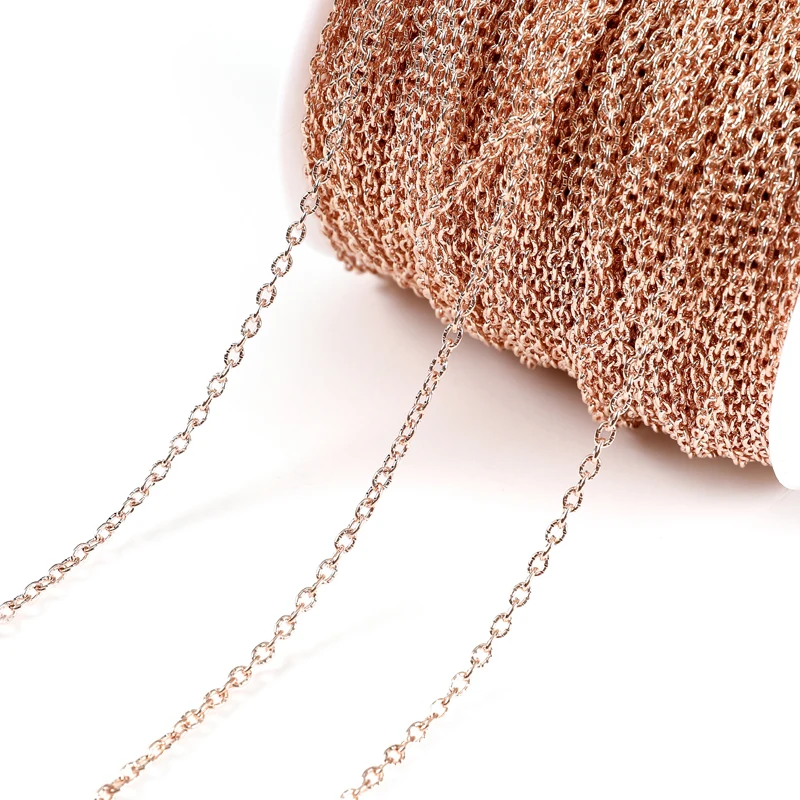 1 meter/strip Cross embossing Chain iron Chain For Bracelets ankles Accessories jewelry making DIY Handmade jewelry Y43