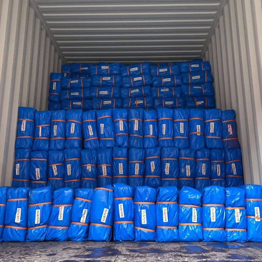 Customized Tarpaulin Sheets Stock HDPE Coated Double Sides White Color Plastic Fabric Waterproof Poly Tarp Plastic Sheets